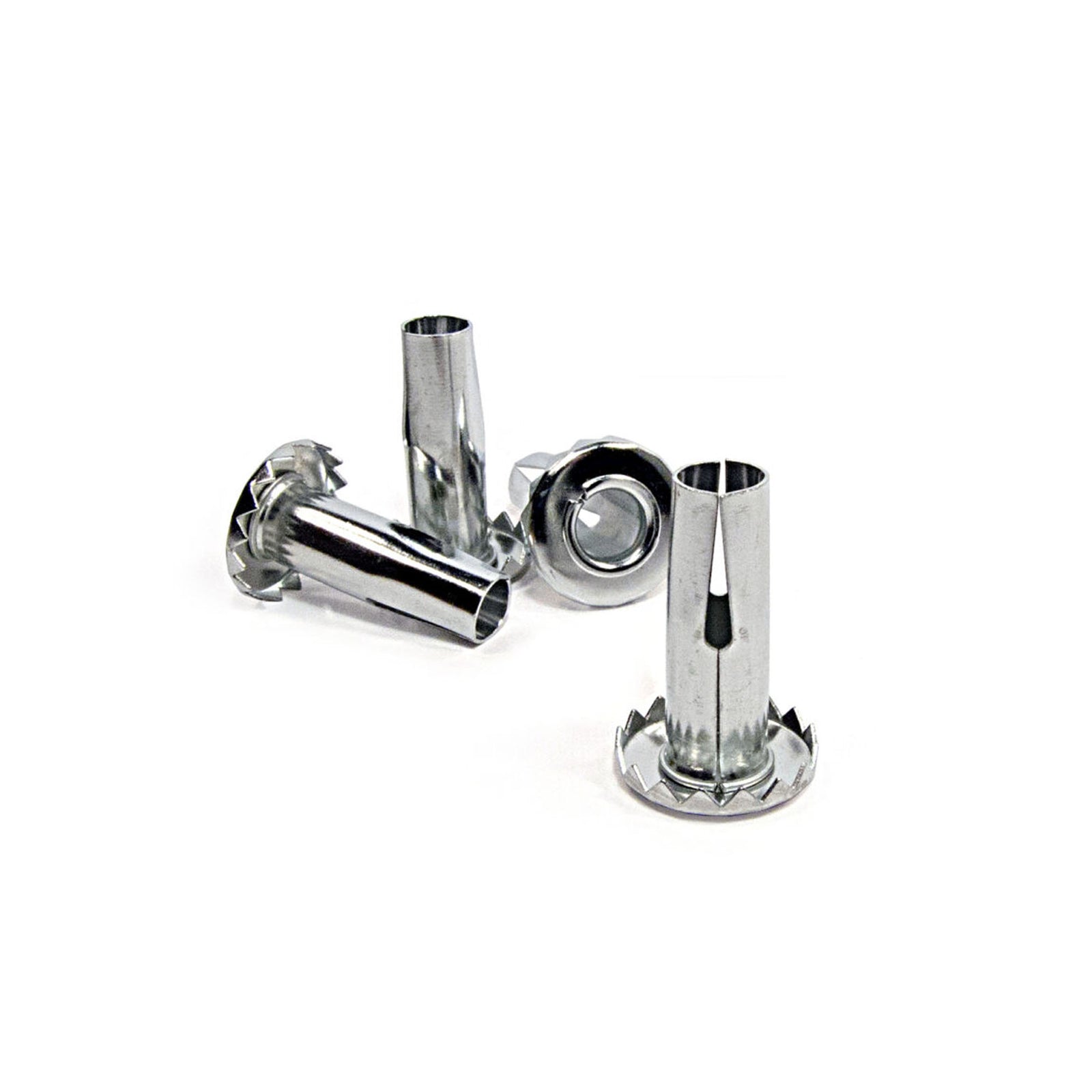 Douilles en métal pour roulette, 3/8'' DE (4 unités)