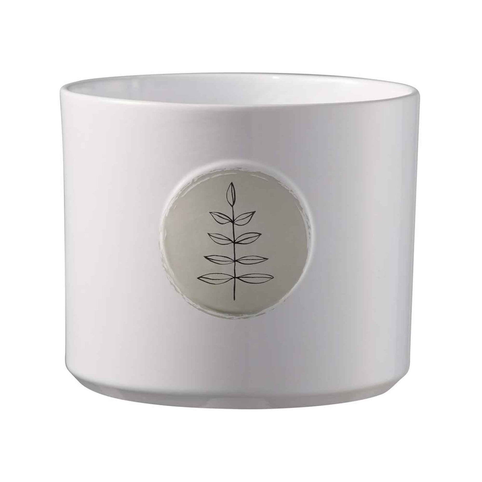 Cache-pot Botanic Friends ''feuilles'', 5" x 4"