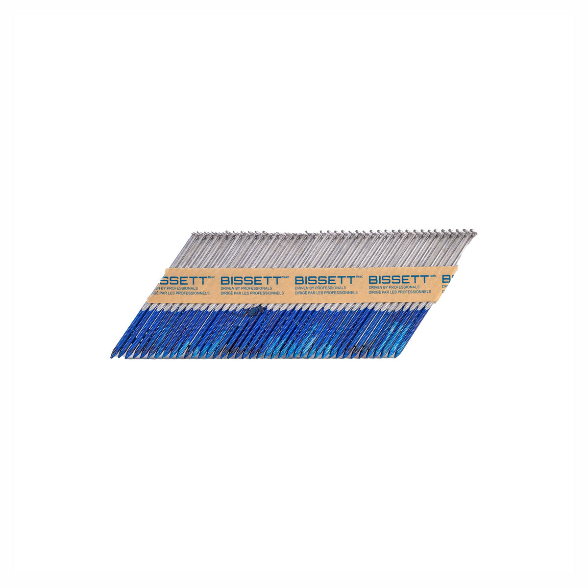 Clous galvanisés à chaud sur bande de papier à angle de 31° avec tiges annelées, 3-1/4'' x .120 (1 500 unités)