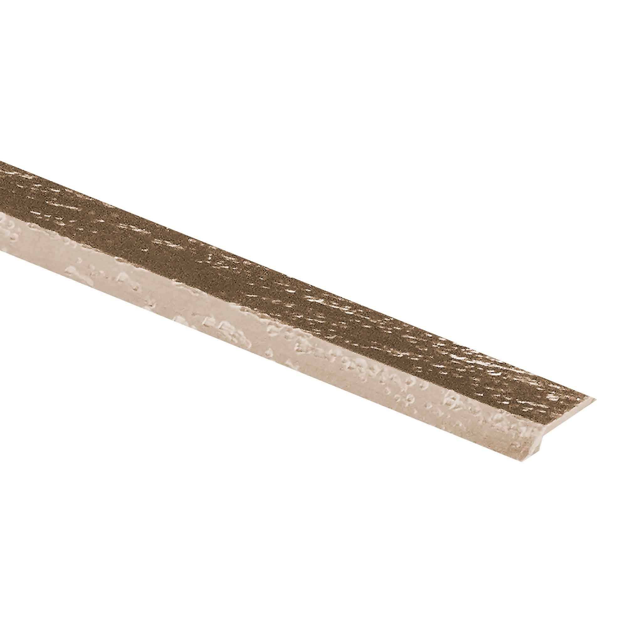 Moulure pour bordure de carrelage titanium martelé, 3/4" x 6'