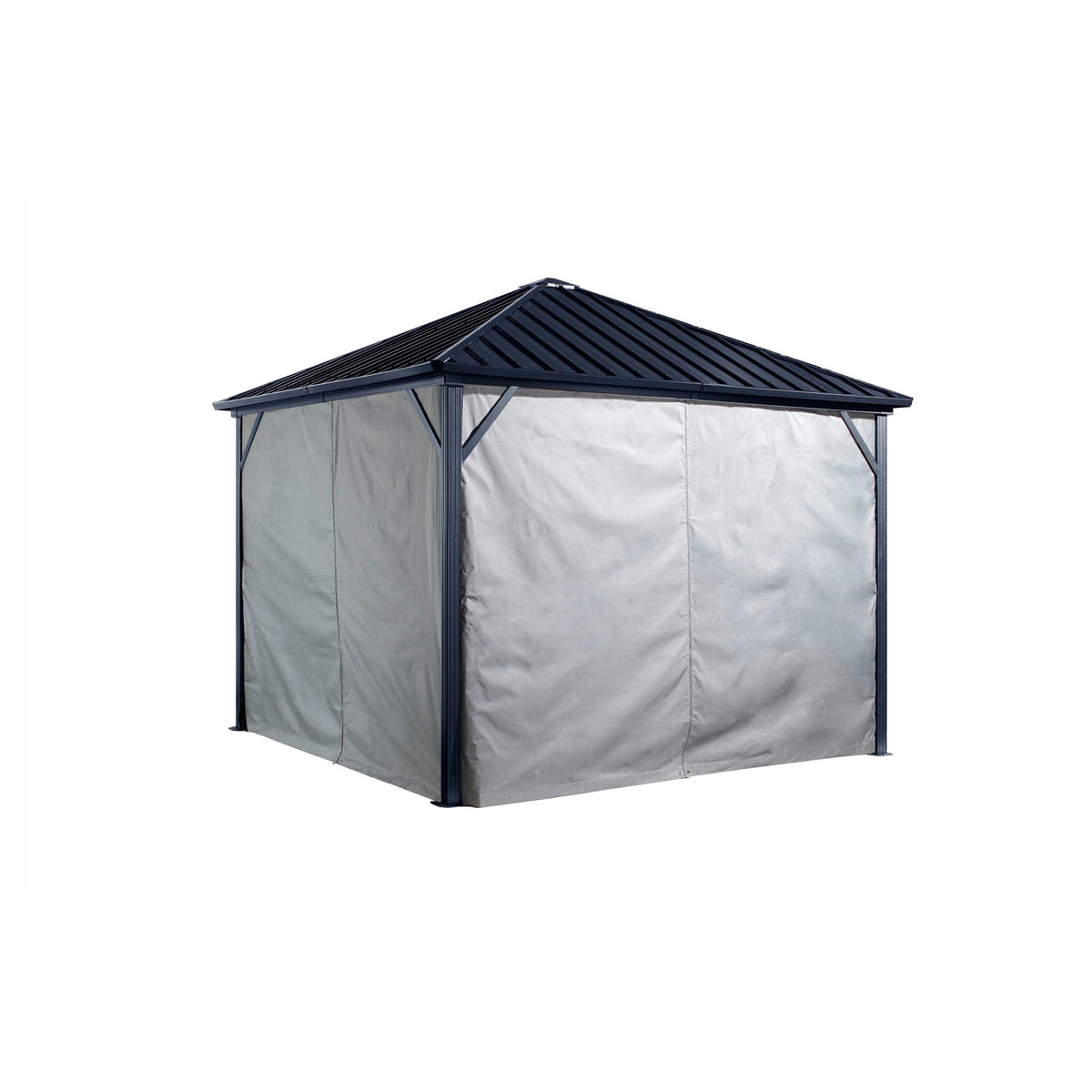 Rideaux d'intimité pour abri de jardin Dakota, 8' x 8'