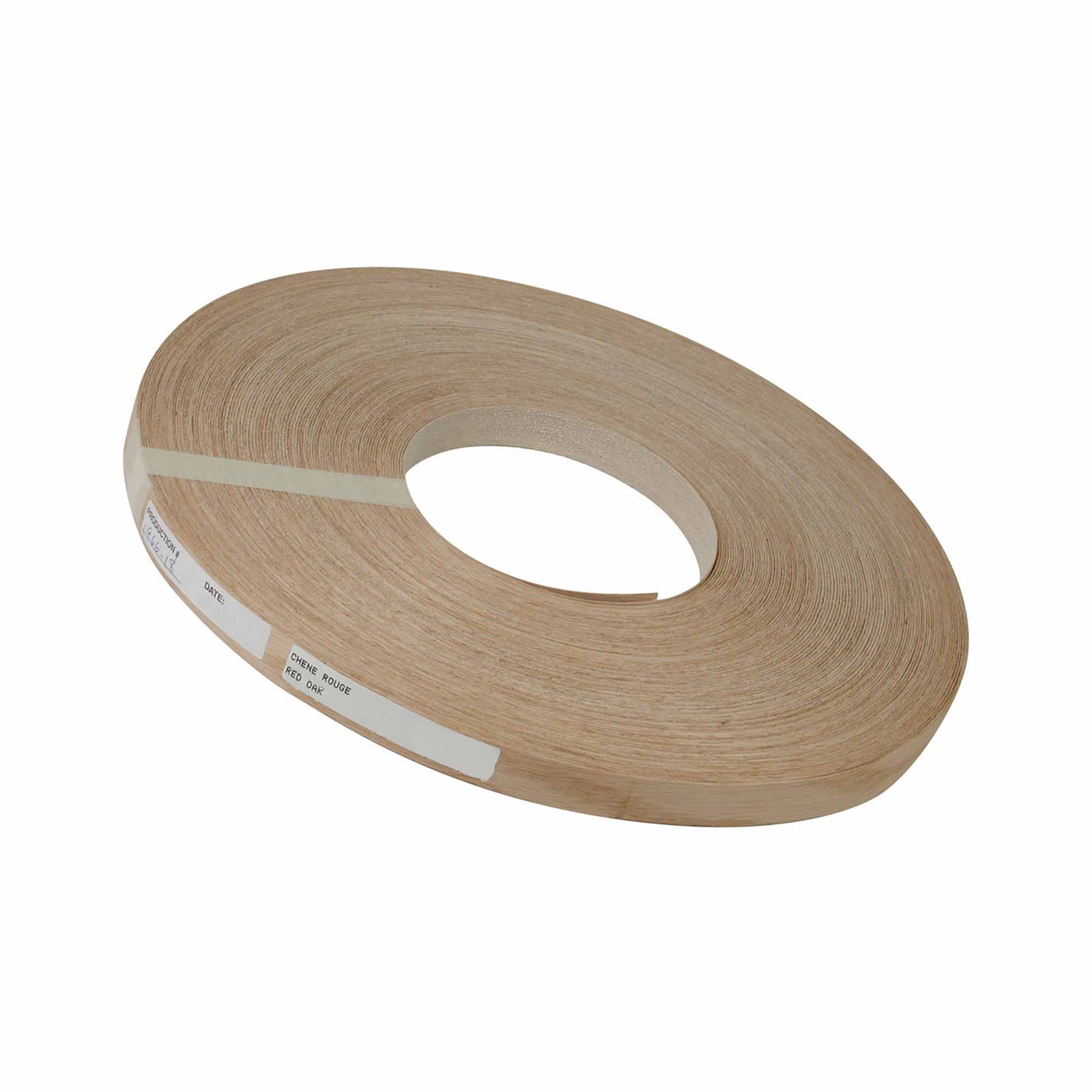 Bande de chant en chêne rouge, 7/8" x 250'