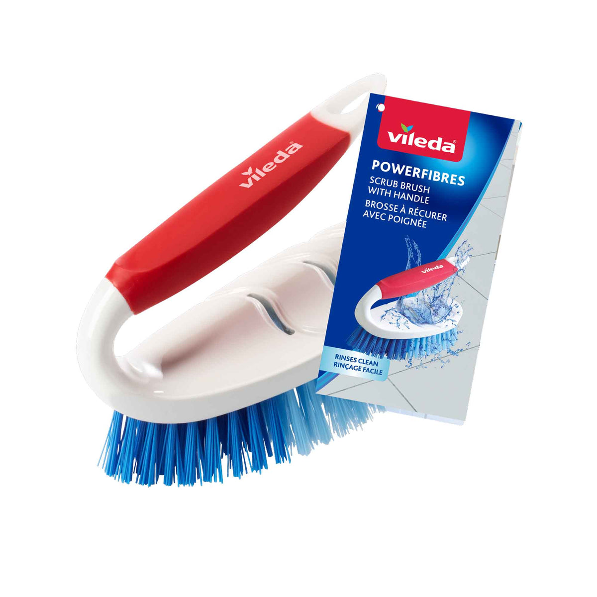 Brosse à récurer avec poignée Powerfibres