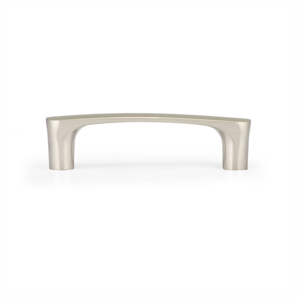 Poignée Imperia en métal nickel brossé, 96 mm C/C