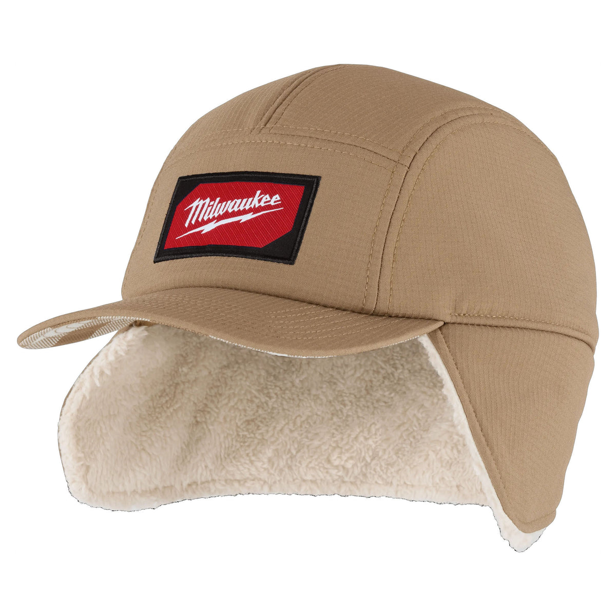 Casquette de travail doublée en sherpa, kaki (petit /moyen)