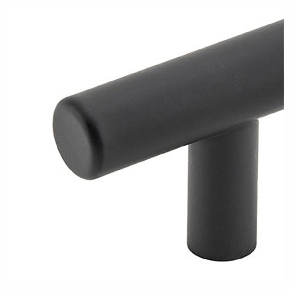 Poignée en métal de 76 mm C/C, noir mat (8 unités)