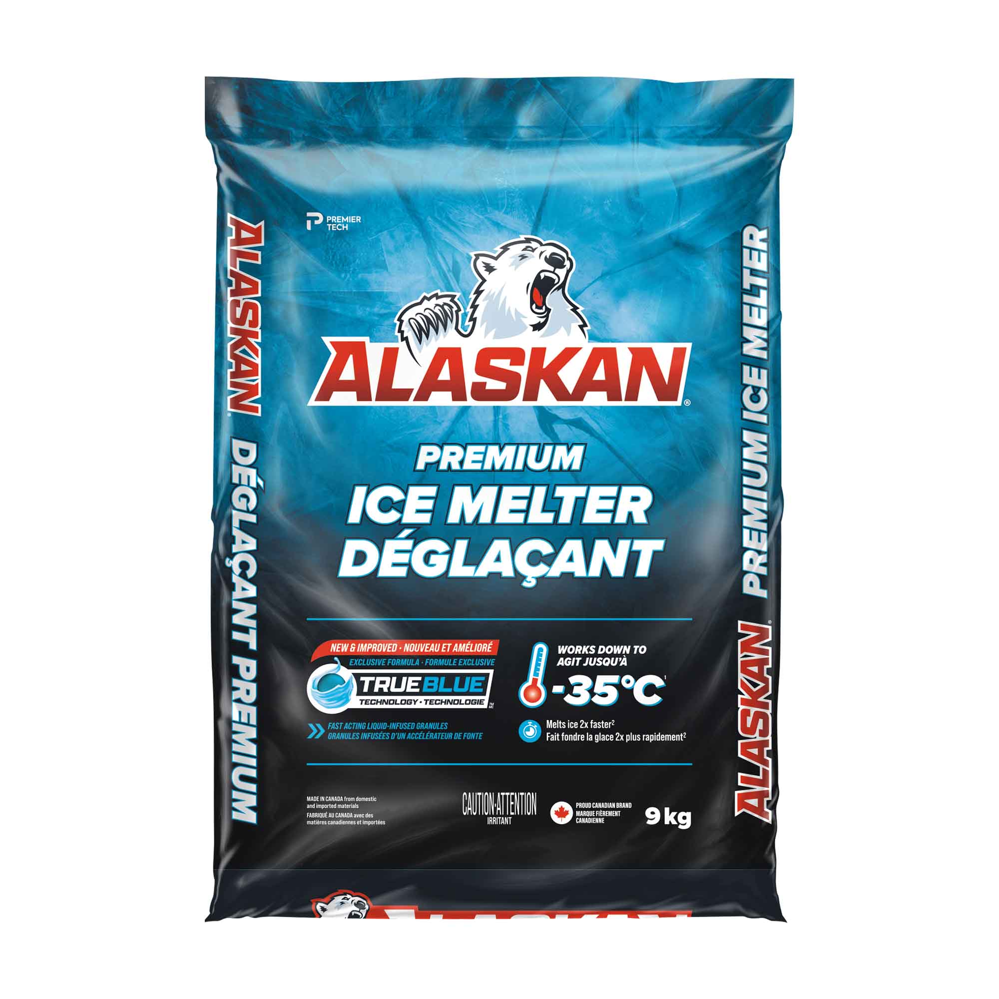 Déglaçant Alaskan Premium en sac, 9 kg