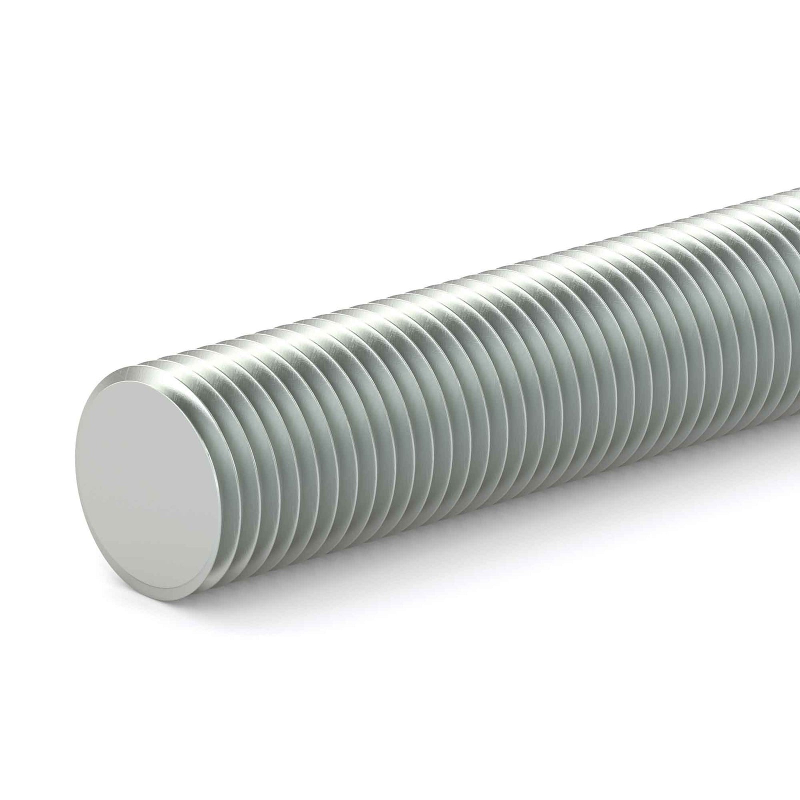 Tige filetée en acier zingué, 6-32 x 12''