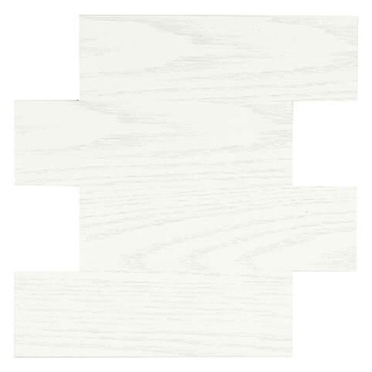 Carreaux muraux autocollants à imitation de bois blanc, 10,47" x 10,47" (4 unités)