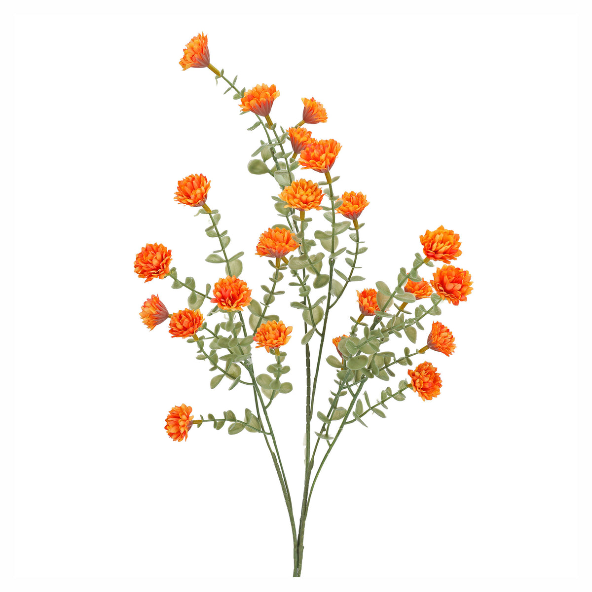 Branche de mini marguerites artificielle, 33,45" (orange)