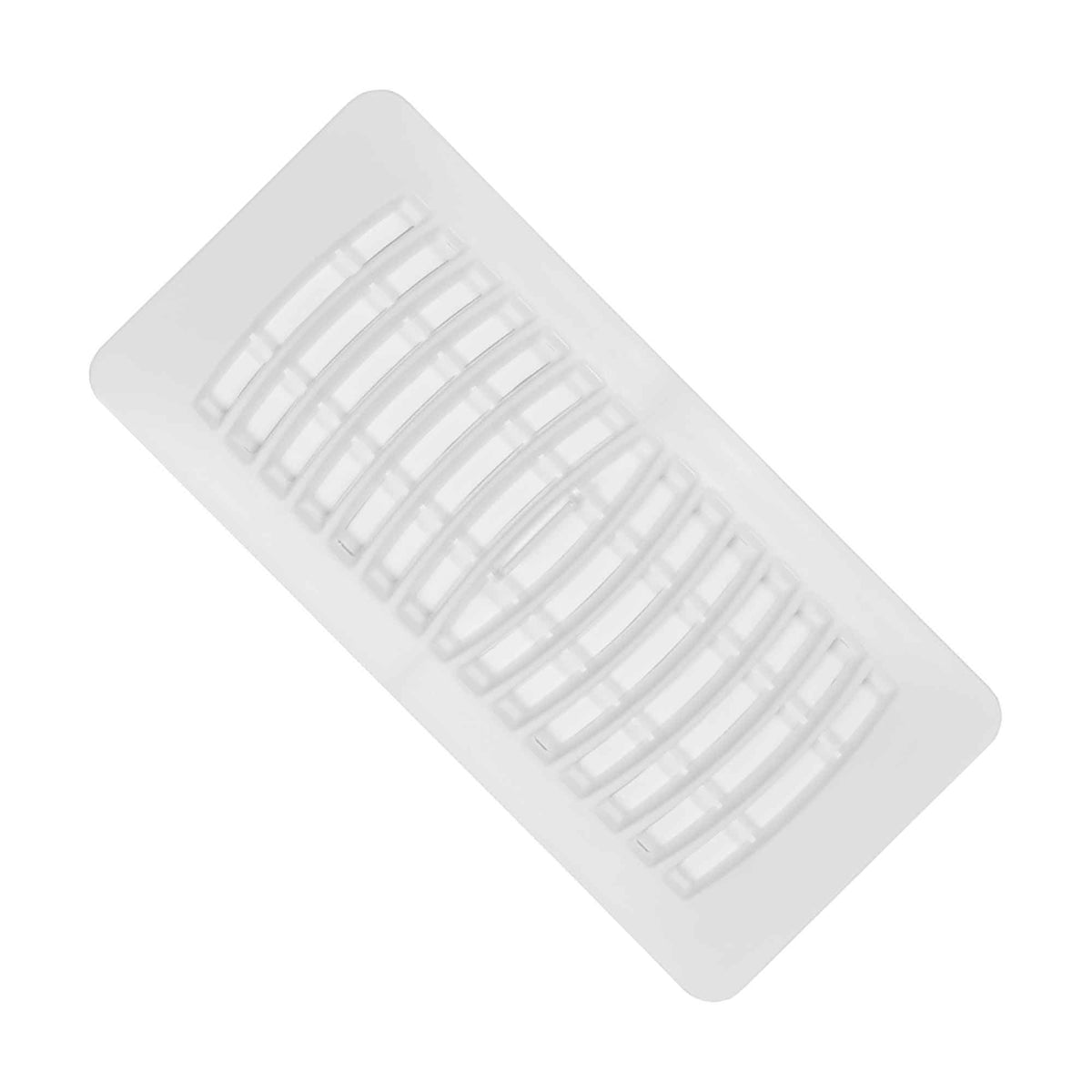 Registre de plancher ou de plafond en plastique blanc, 2,25&quot; x 12&quot; 