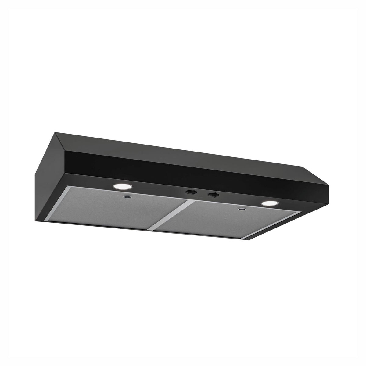 Hotte de cuisine sous-armoire Glacier de 30" avec puissance maximale de 350 pi³ / min, noir