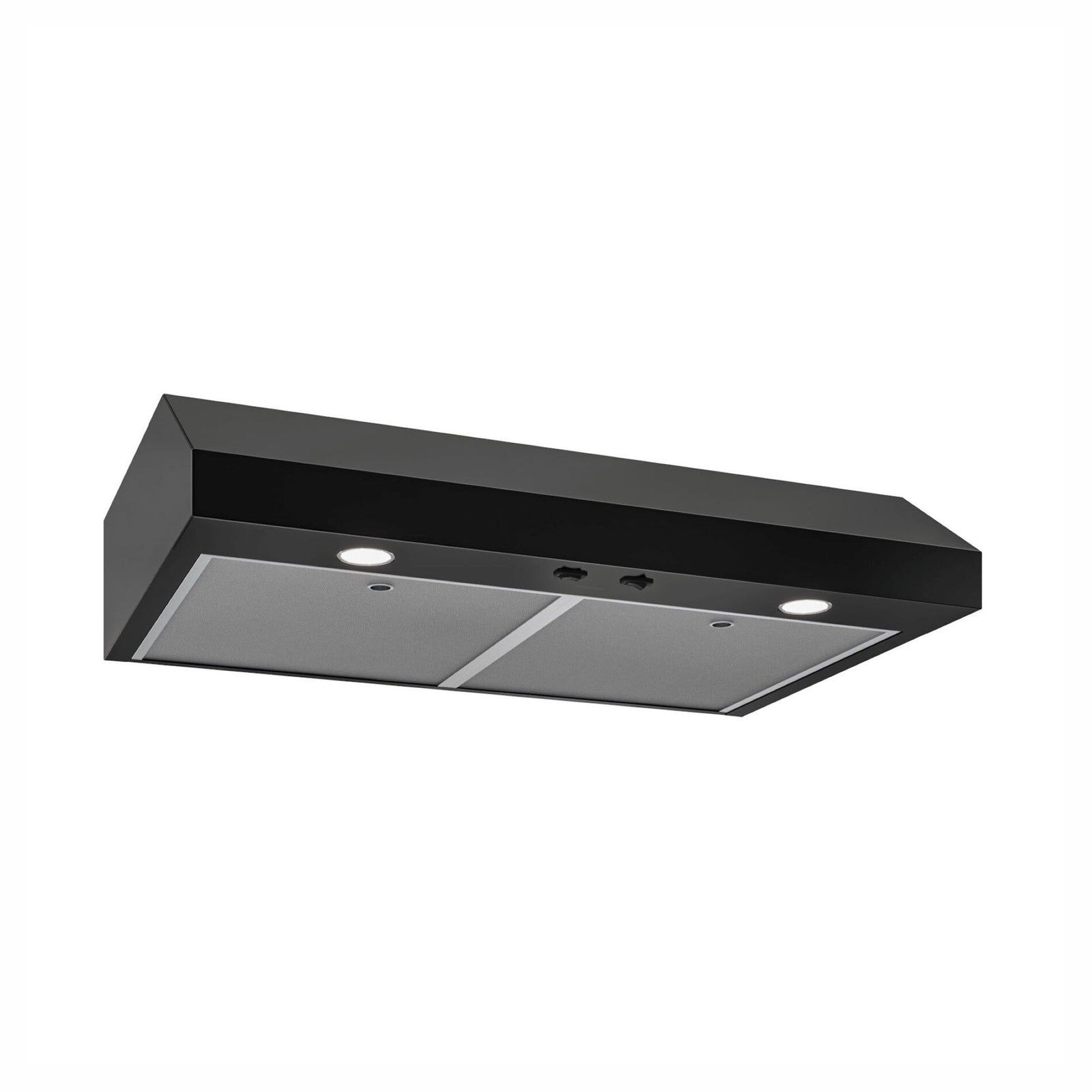 Hotte de cuisine sous-armoire Glacier de 30" avec puissance maximale de 350 pi³ / min, noir