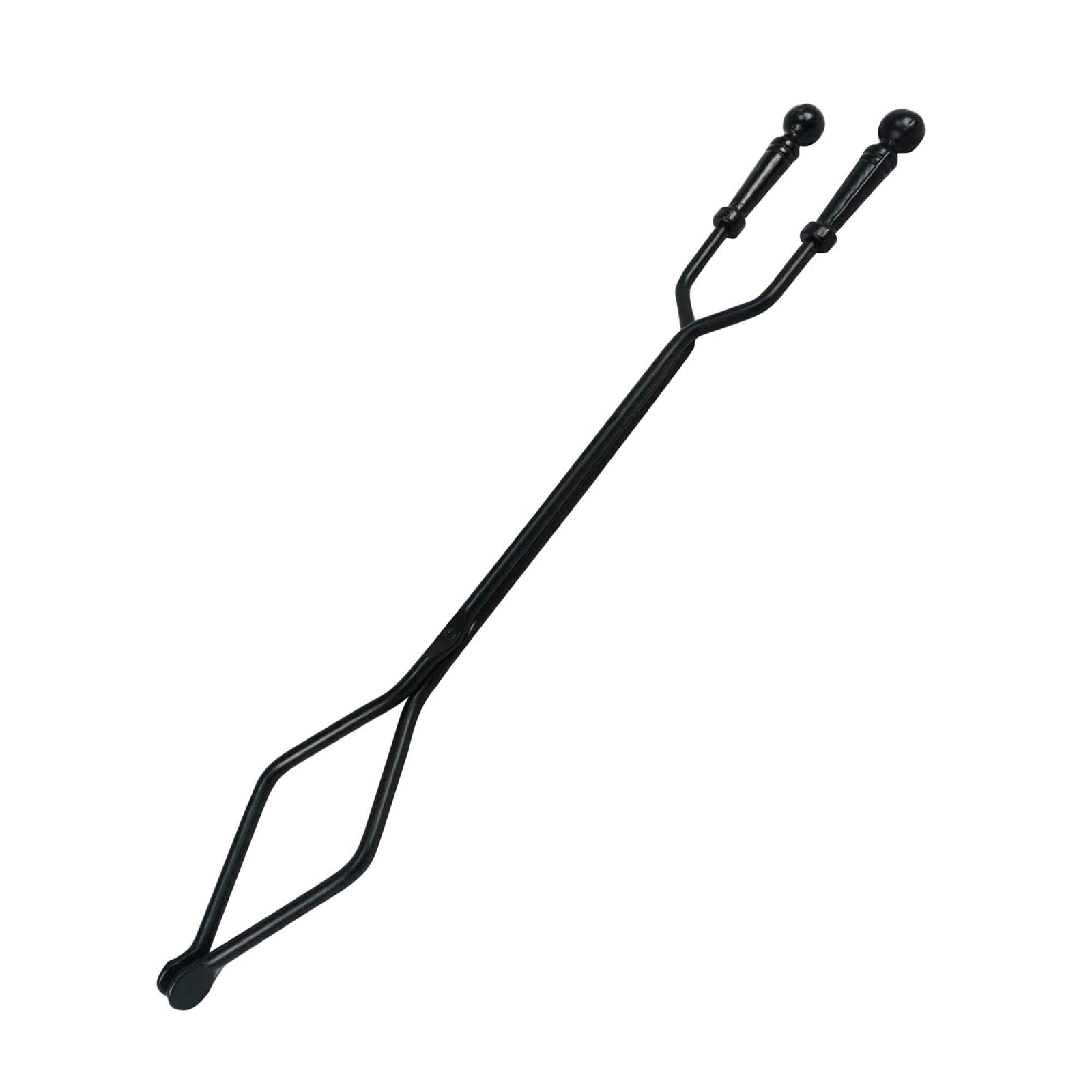 Pince pour foyer en acier de la collection "Alpha", noir