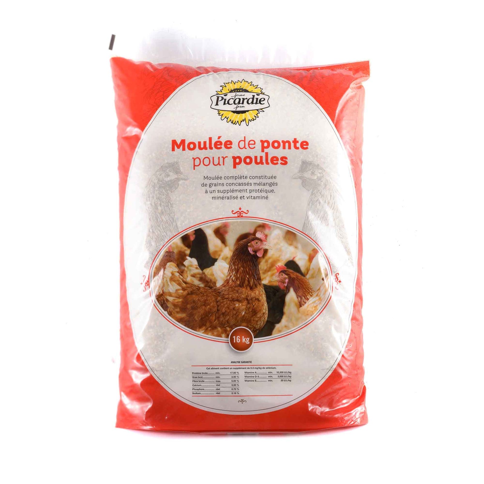 Moulée de ponte pour poules, 16 kg