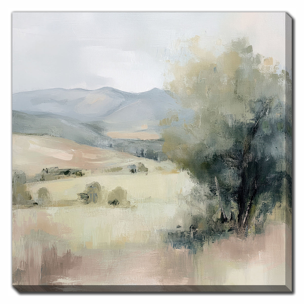 Canevas de sérénité éphémère I, 30" x 30"