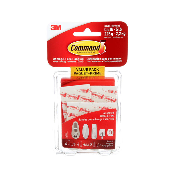 Coand Lot De 16 Paires De Bandes Adhésives Blanches De Taille Oyenne