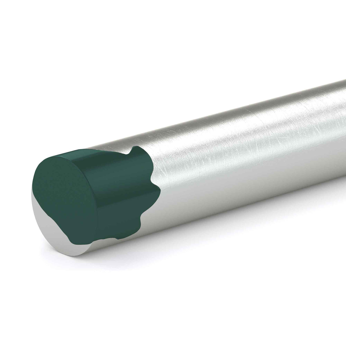 Tige non filetée en acier zingué, 7/16'' x 36''