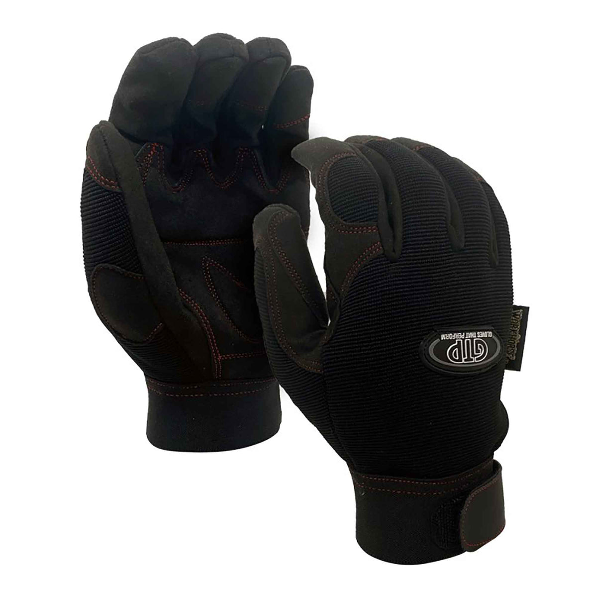 Gants de protection haute performance en lycra et cuir synthétique, T-grand