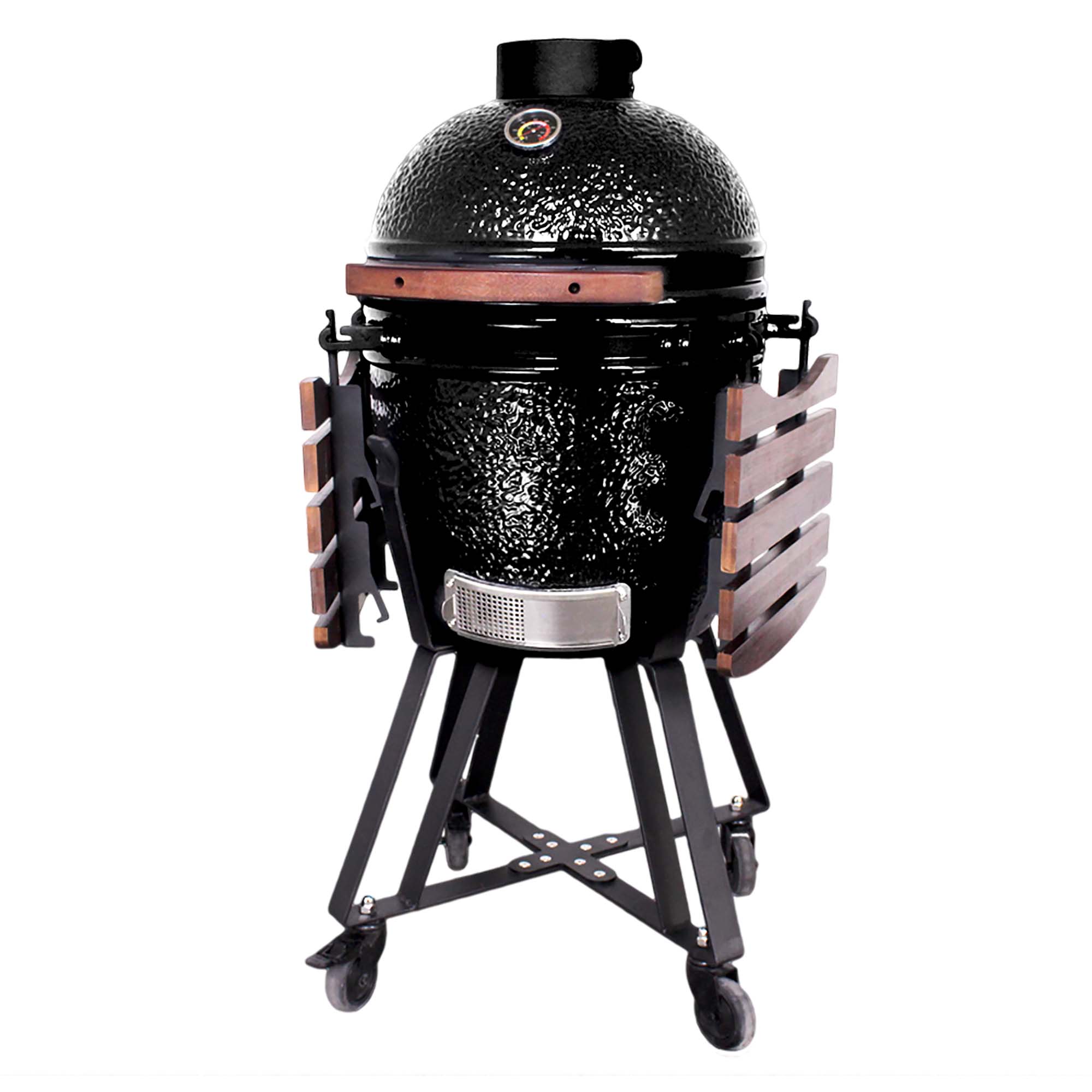 Le Cookout Grill en céramique de style Kamado pour cuisson au charbon, 18''