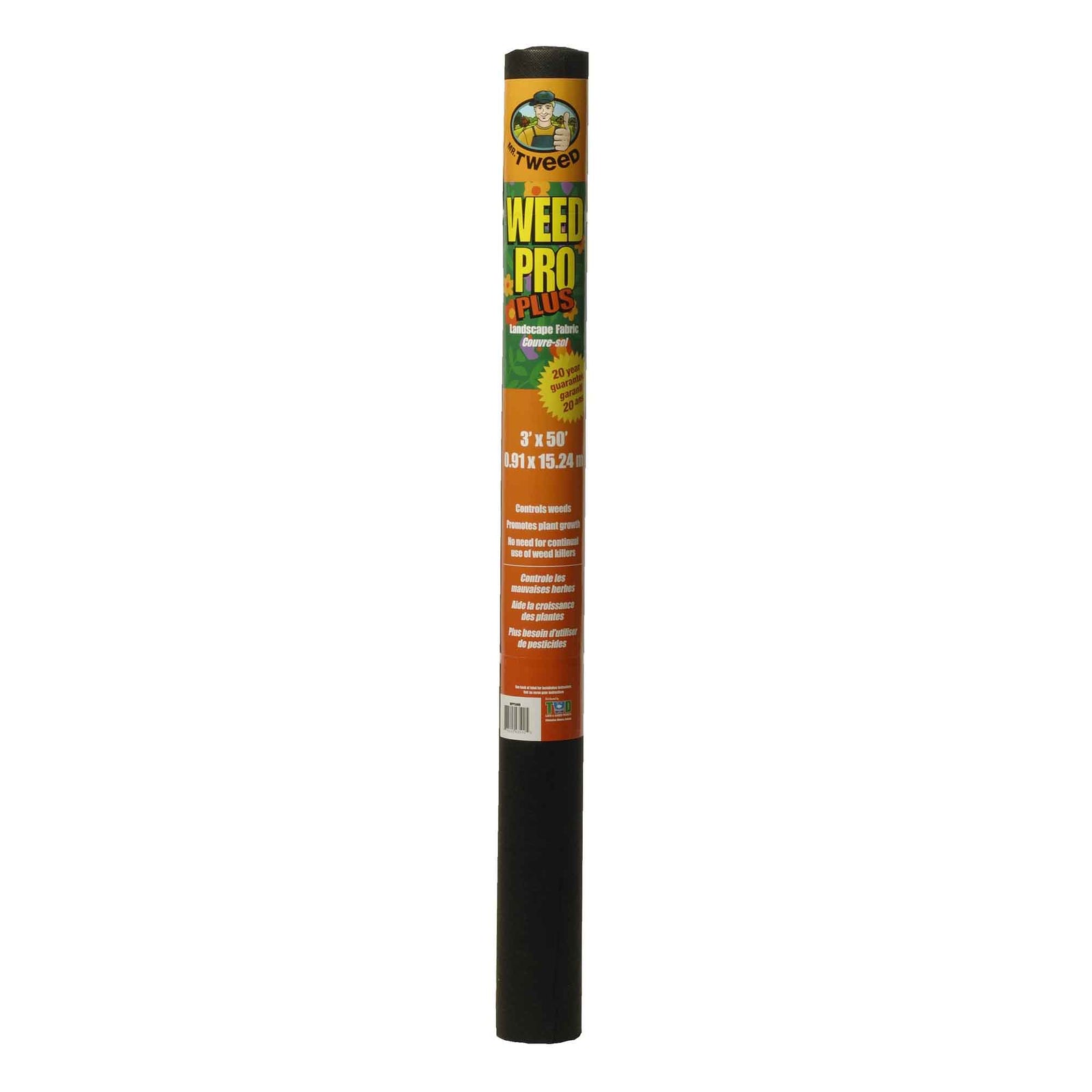 Couvre-sol Weed Pro Plus, 3' x 50'