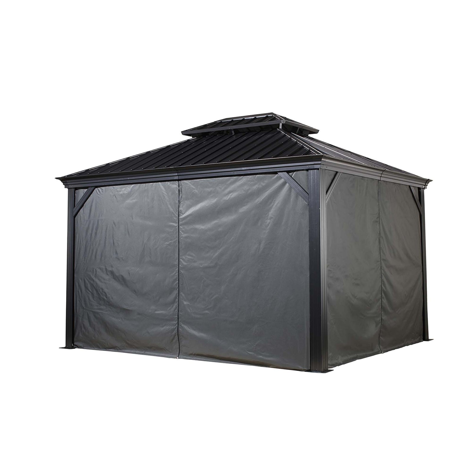 Rideaux d'intimité pour abri de jardin Monaco, 10' x 12'