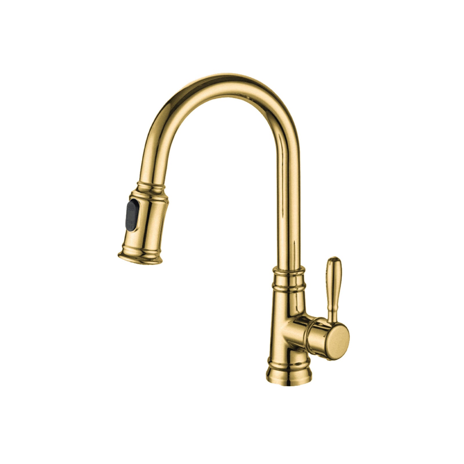 Robinet de cuisine à poignée simple MONACO-GD, or brossé