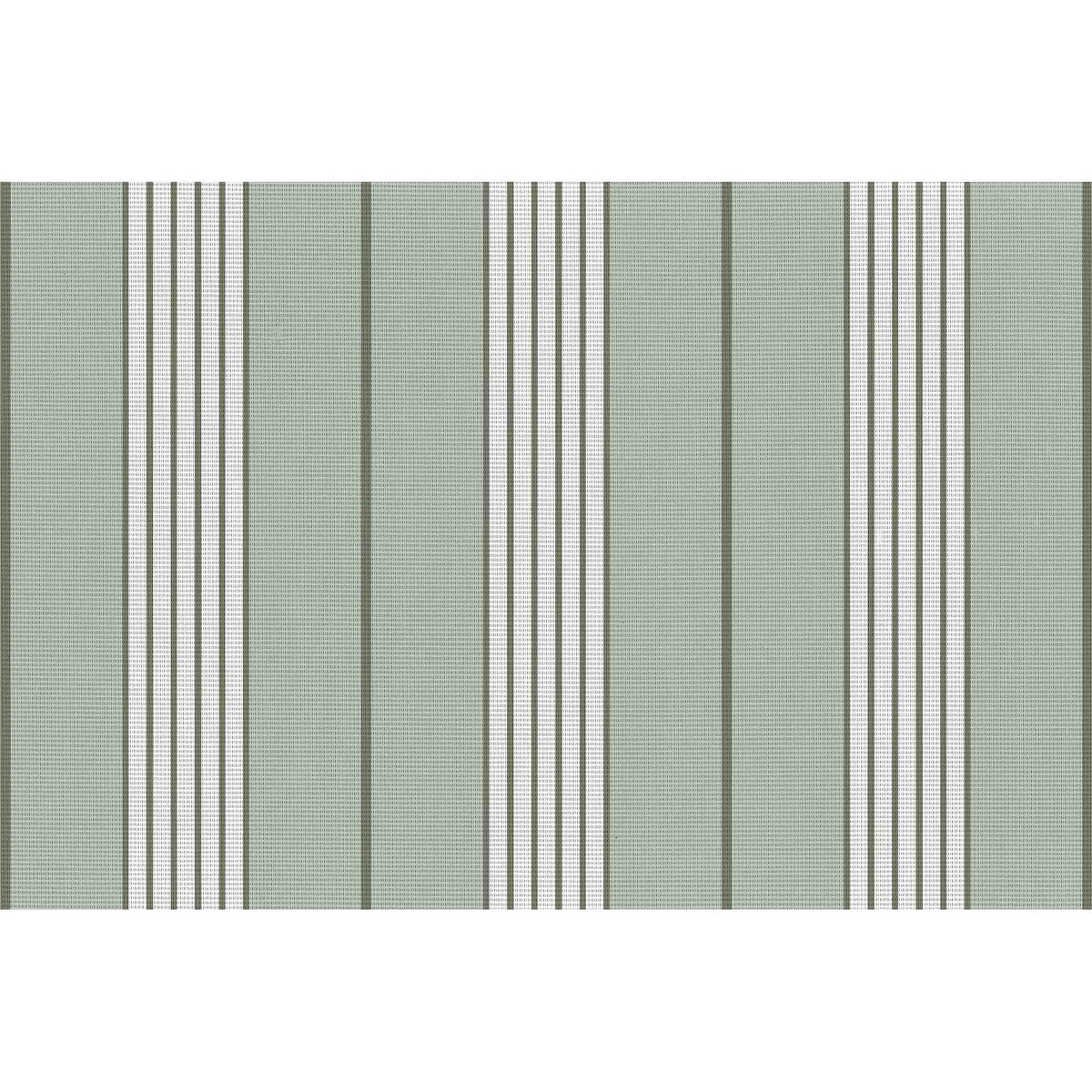 Napperon imprimé et tissé, 12'' x 18'' (vert avec rayures)