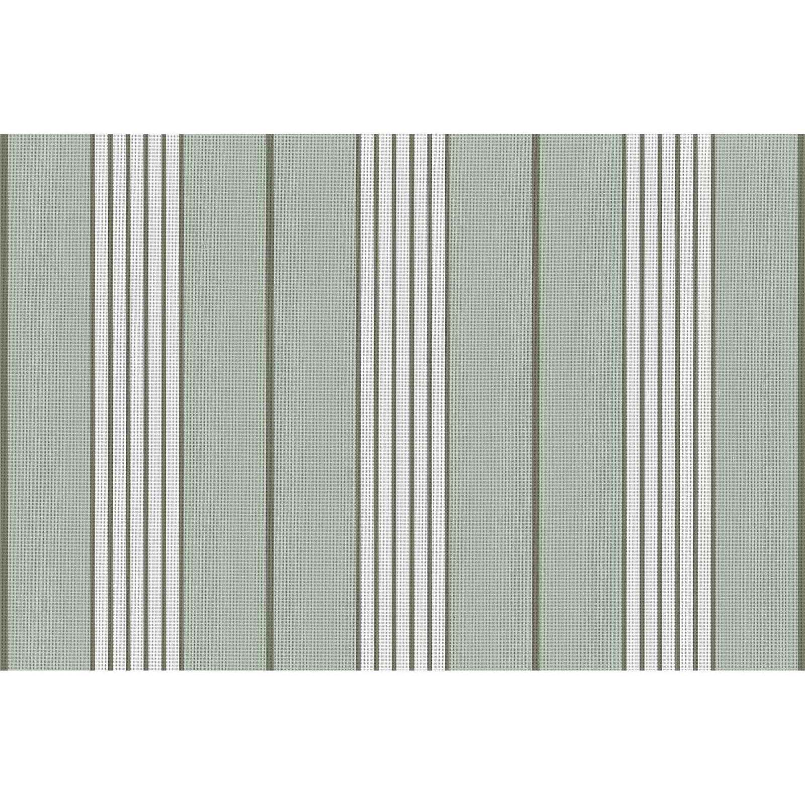 Napperon imprimé et tissé, 12'' x 18'' (vert avec rayures)