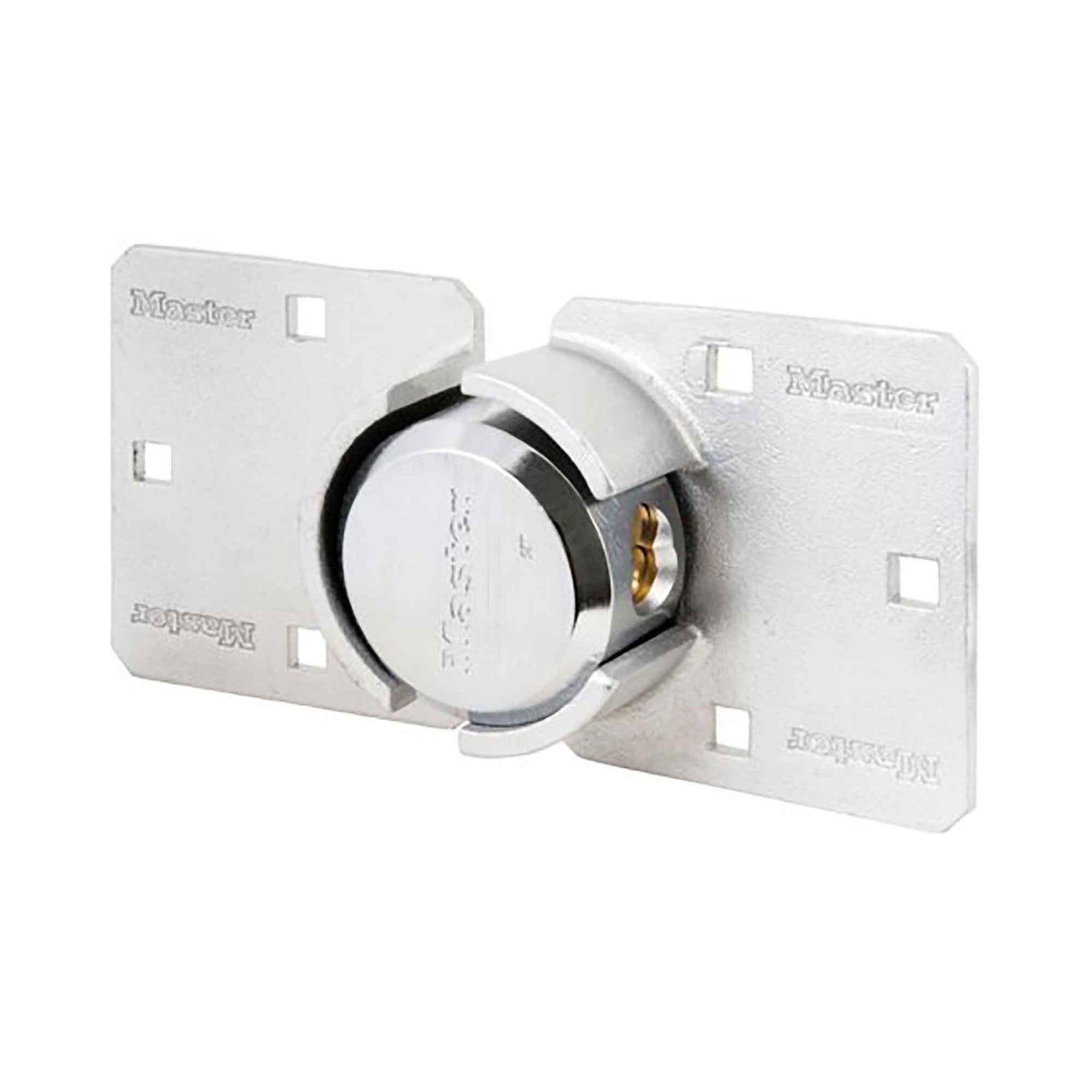 Kit comprenant 1 moraillon droit n° 770 + 1 cadenas rond en acier massif n° 2010