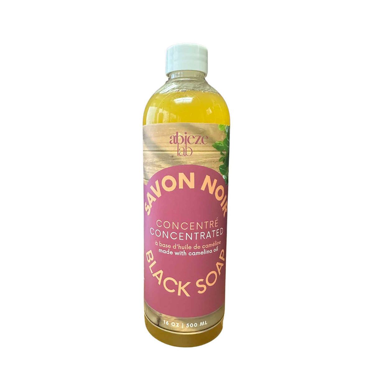Savon noir concentré à base d’huile de caméline, 500 ml