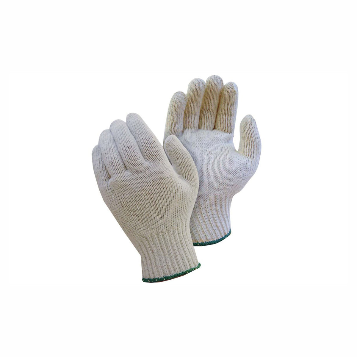 Gant en tricot de coton blanc, moyen