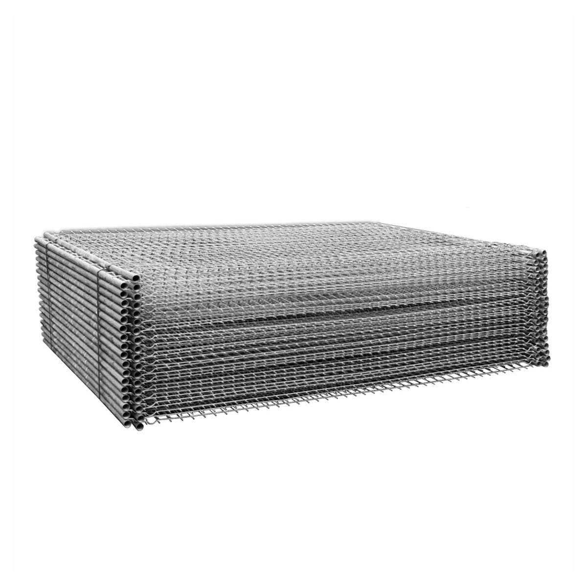 Panneau de clôture temporaire galvanisé Saferstack avec crochet, 6' x 8'