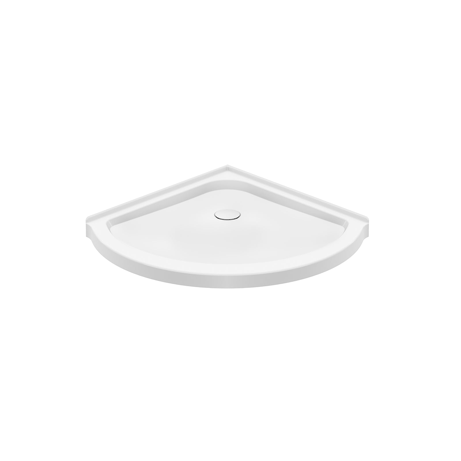 Base ronde Outback en acrylique blanche, 36''