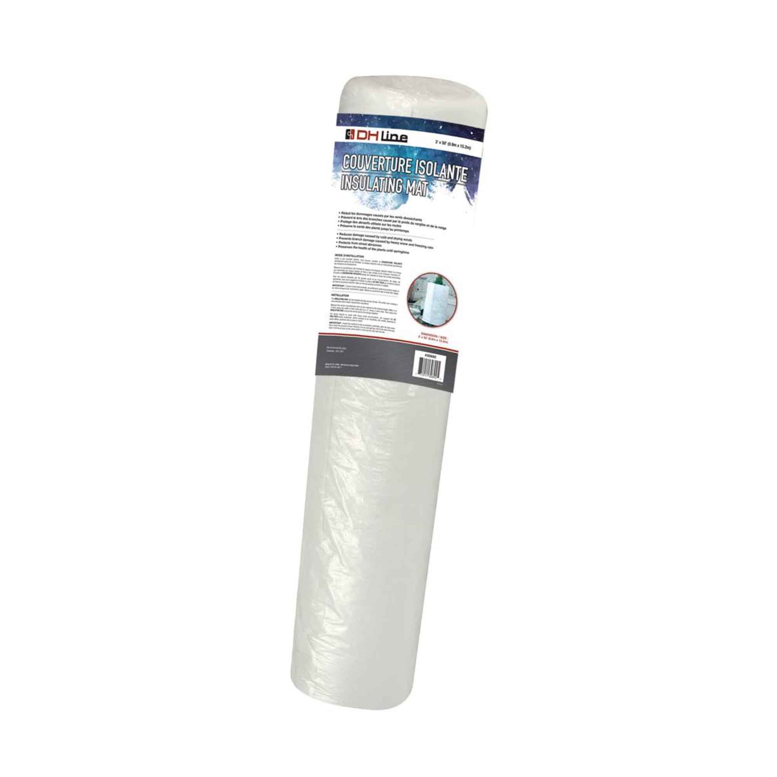 Couverture hivernale isolante R20, 3' x 50'
