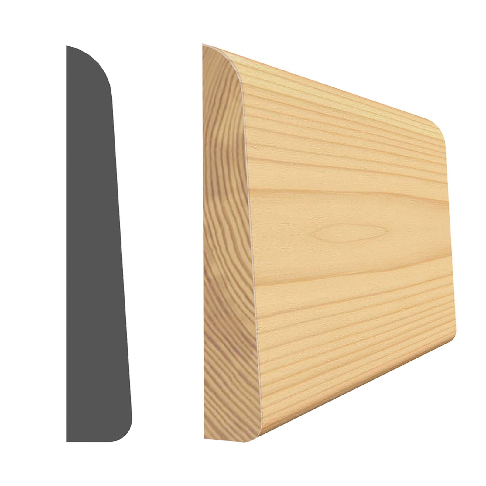 Cadrage en pin sélect 3/8'' x 2-1/8'' x 8' 