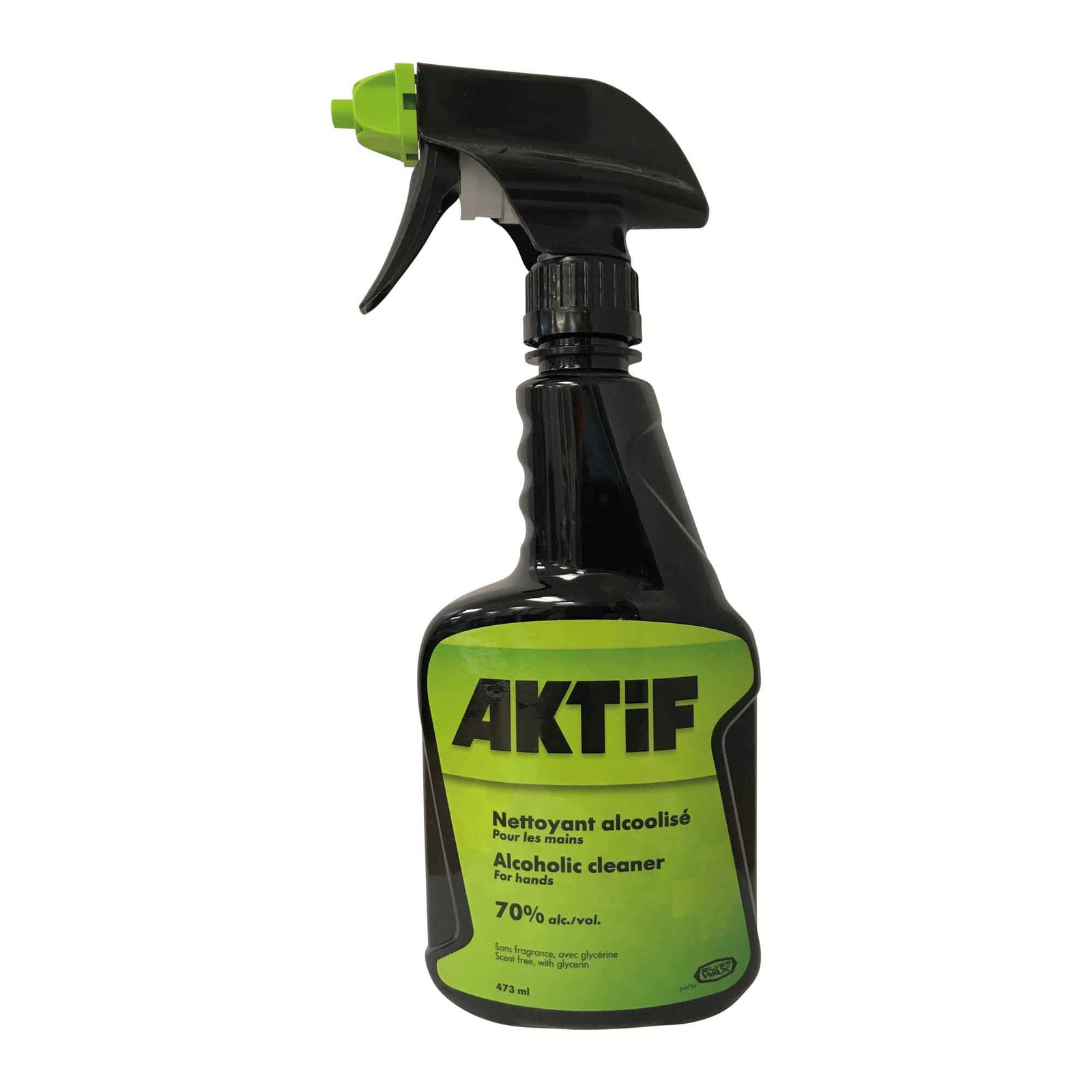 Nettoyant alcoolisé à 70 % pour les mains, 473 ml