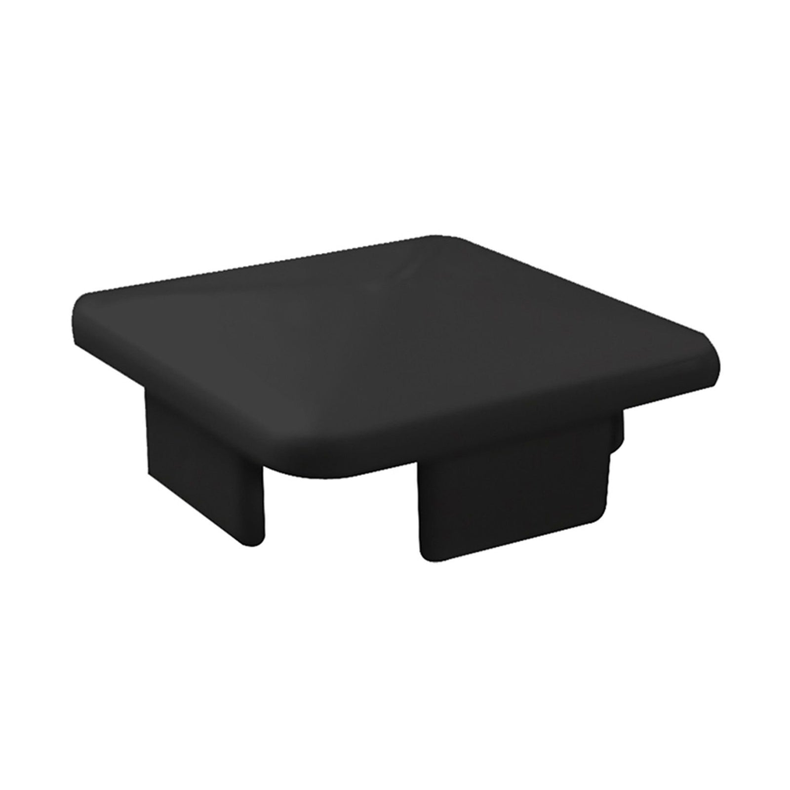 Capuchon de plastique pour poteaux d'aluminium de 2'' X 2'', noir