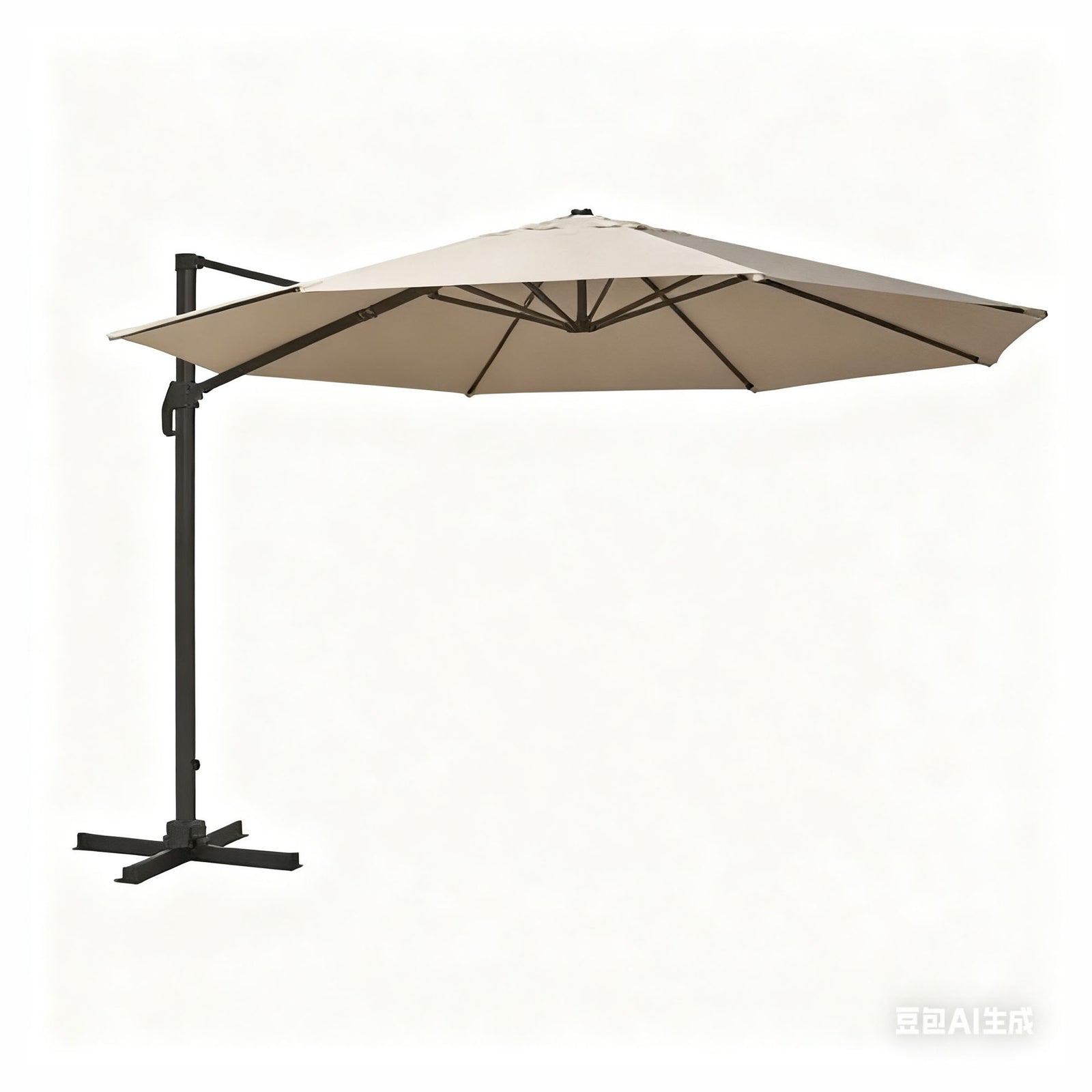 Parasol excentré et ajustable, 11,5' (taupe)