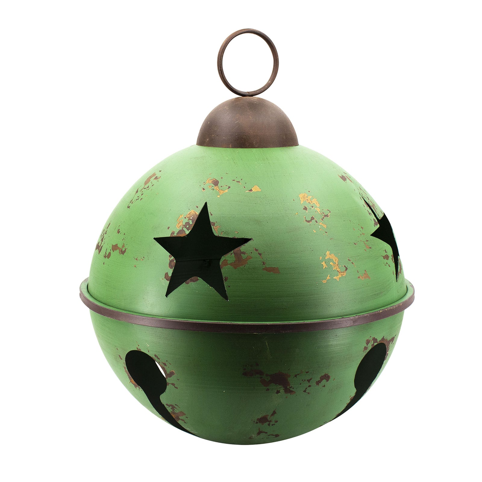 Grelot métallique géant, vert (21")