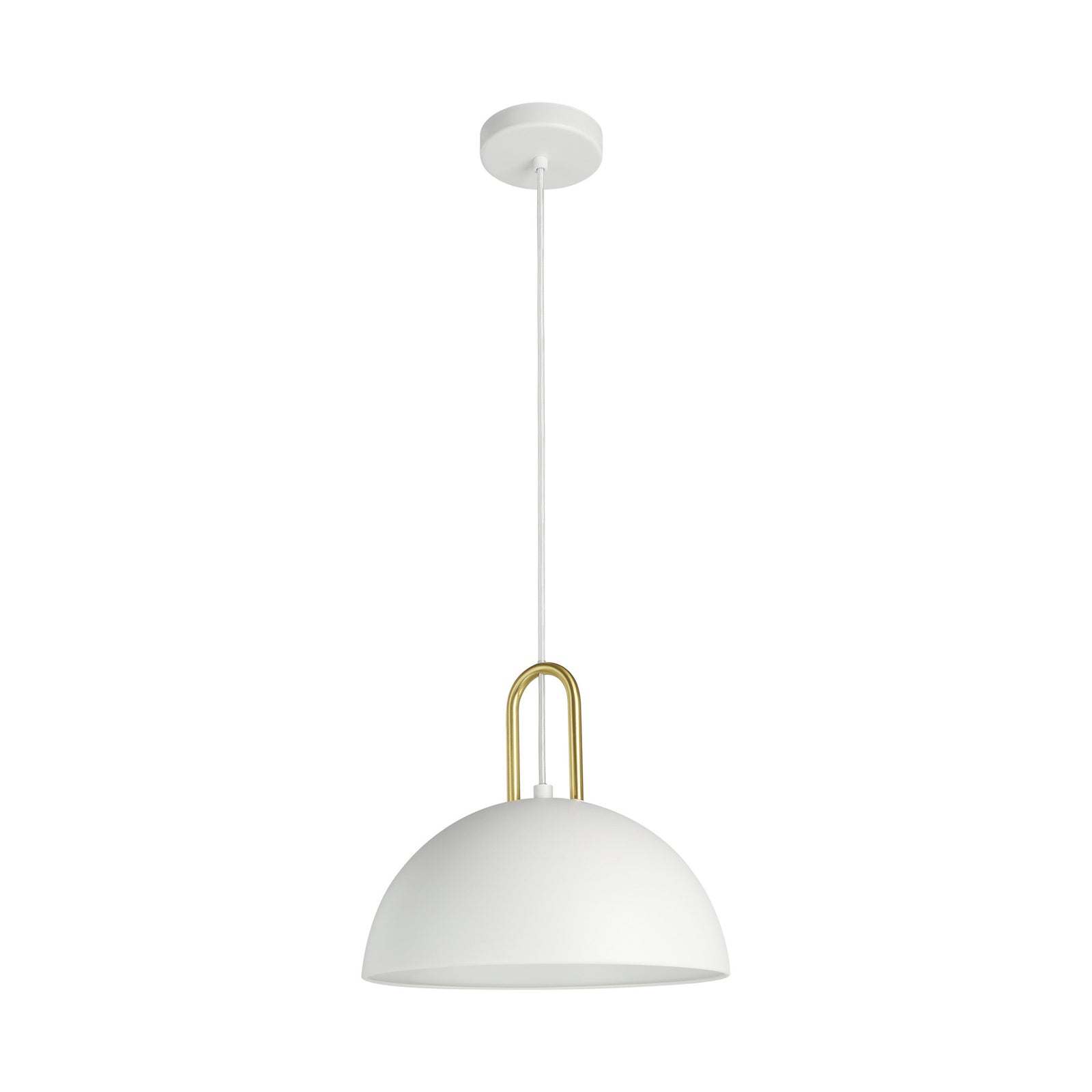 Calmanera luminaire suspendu à 1 lumière, blanc