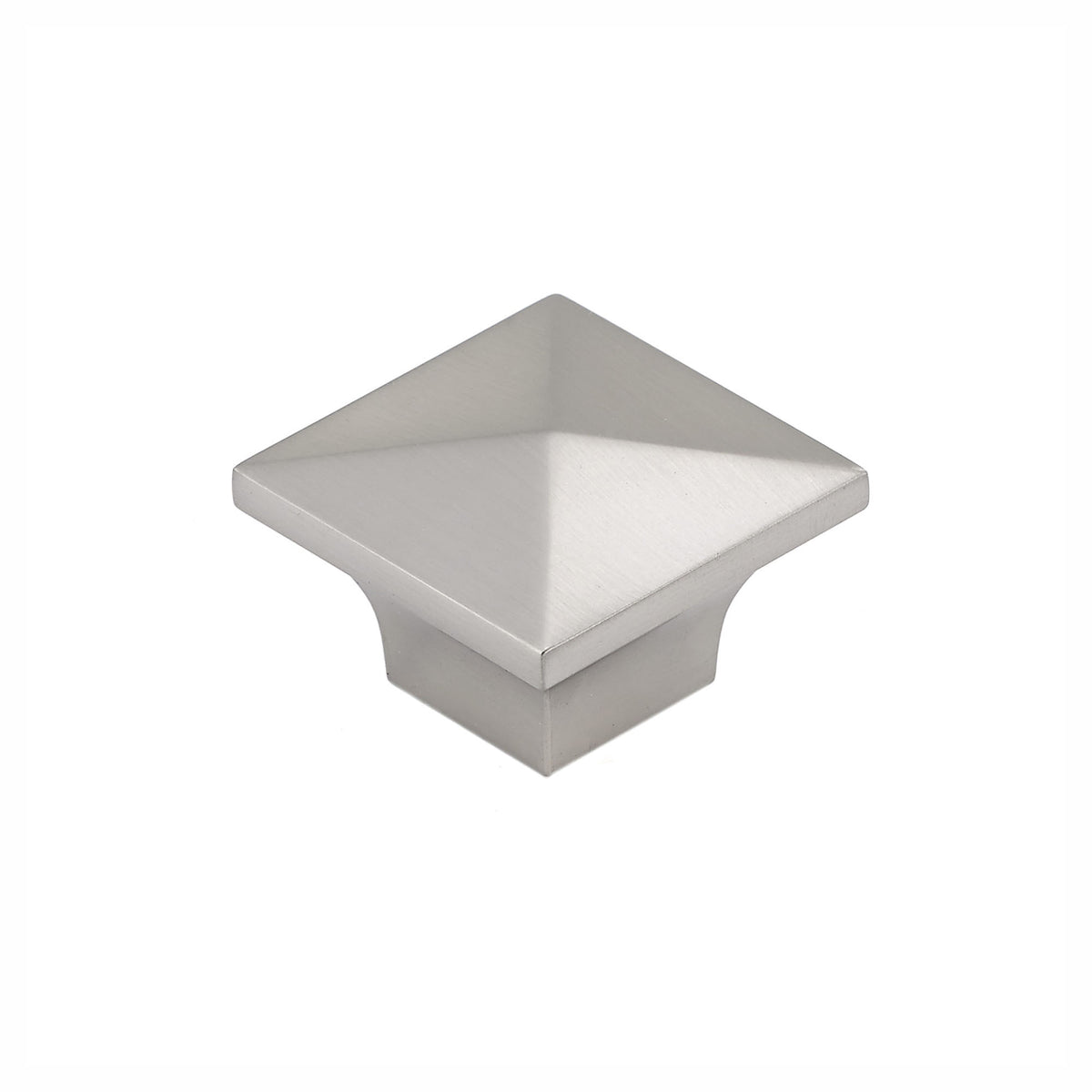 Bouton Mckenzie en métal, 32 mm x 32 mm (nickel brossé)
