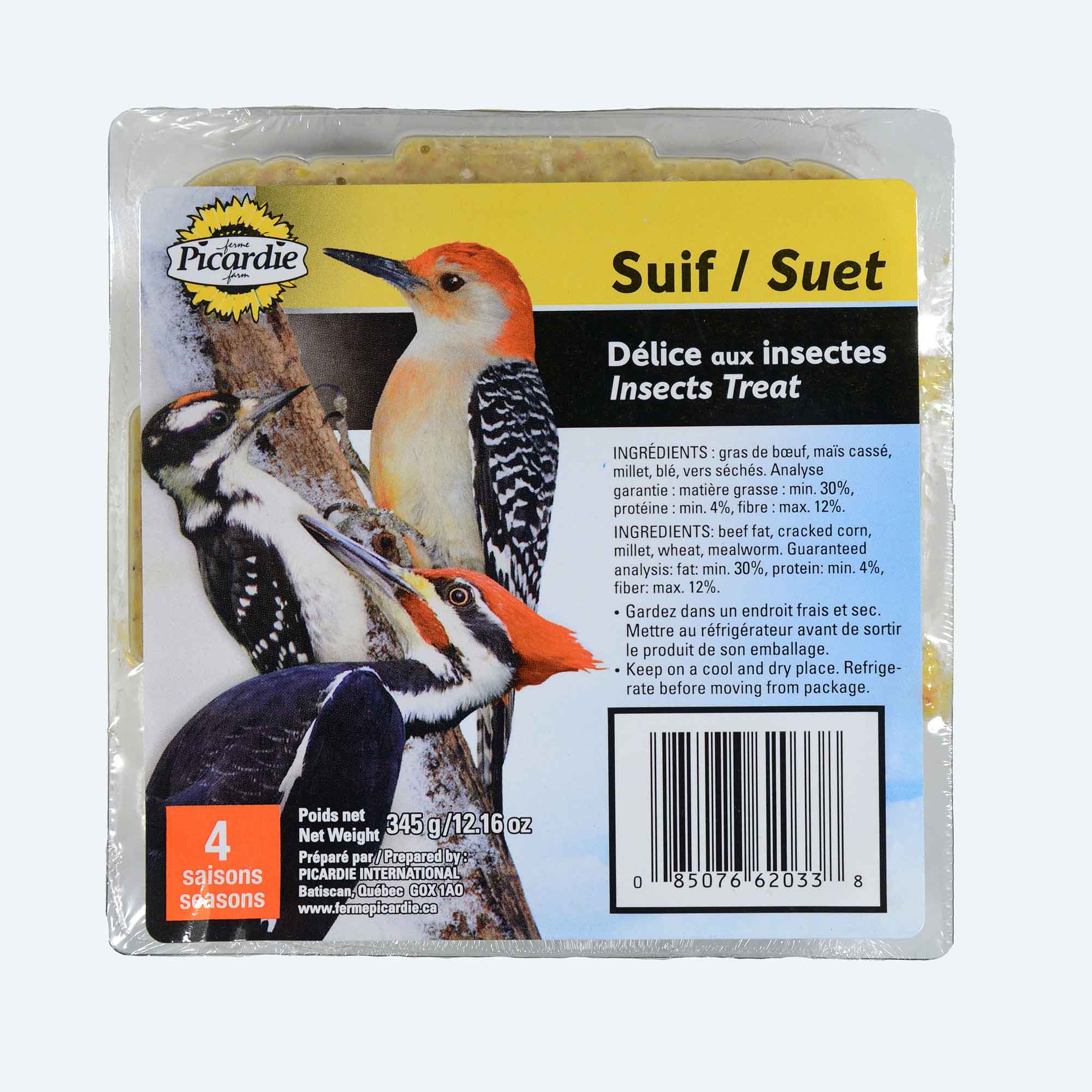Suif aux insectes, 345 g