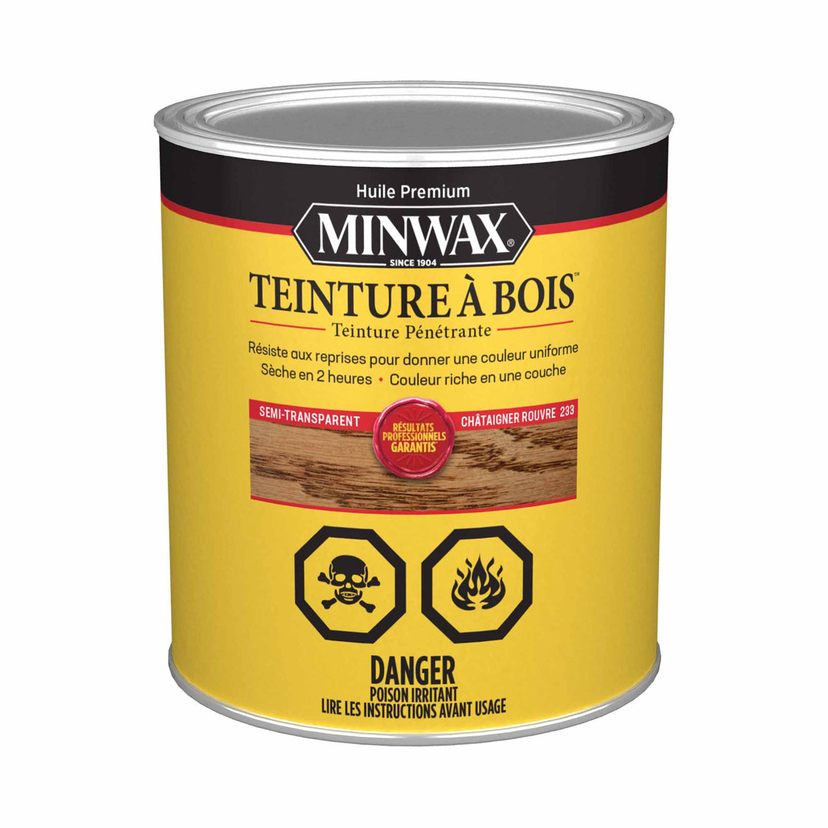 Minwax teinture à bois chêne érodé semi-transparent, 946 ml