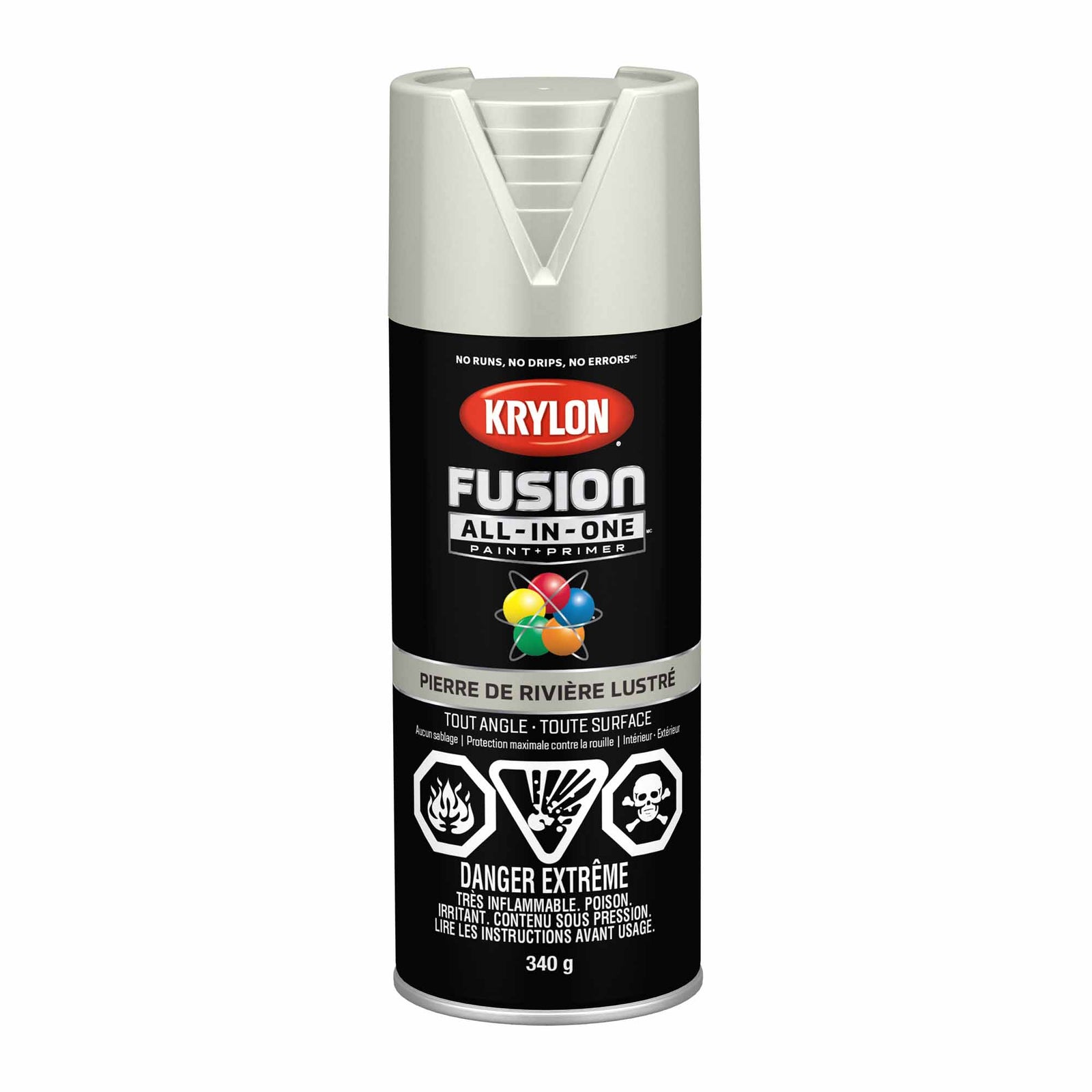 Krylon Fusion All-In-One aérosol pierre de rivière lustré, 340 g