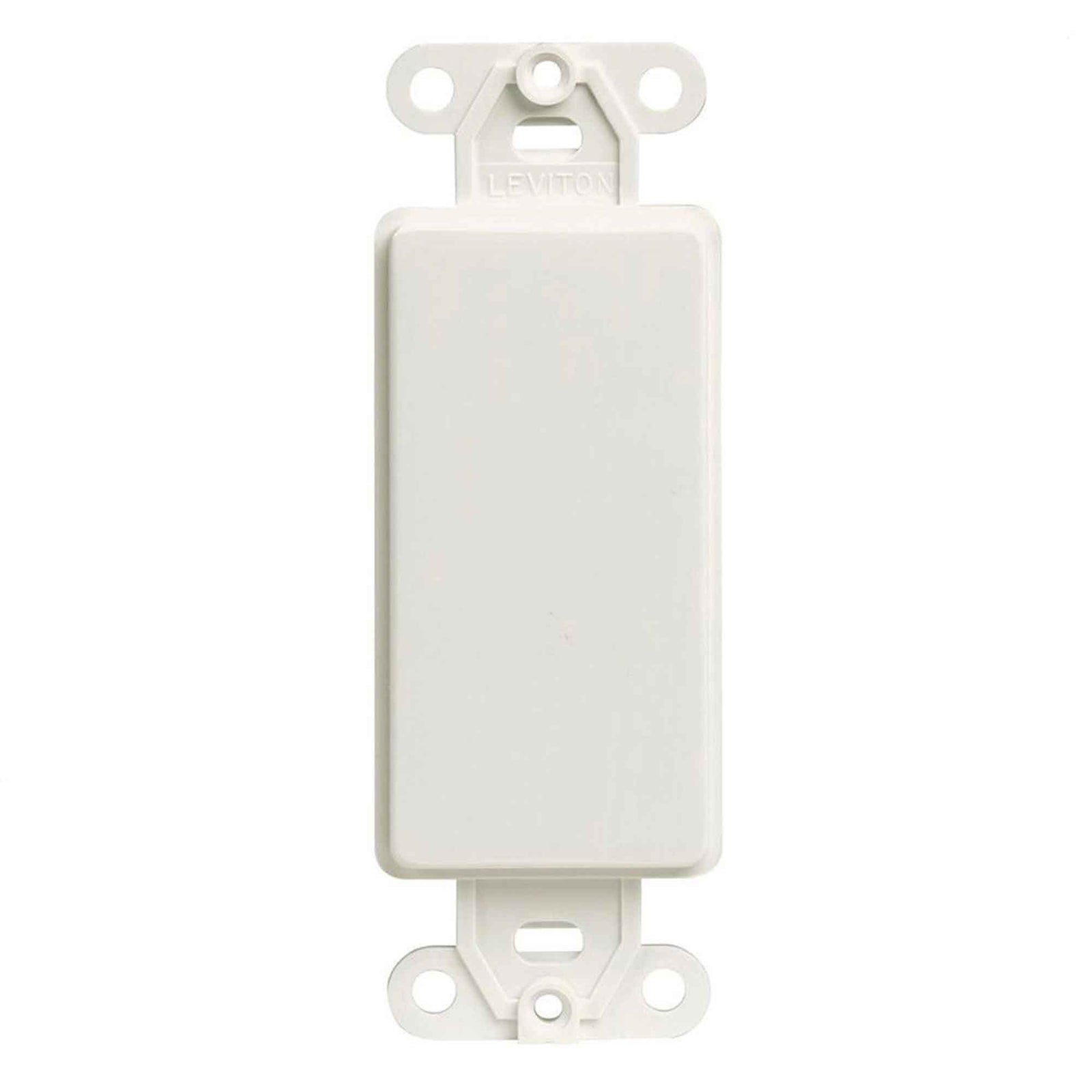 Plaque murale d’adaptateur pour les plaques murales Decora, blanc