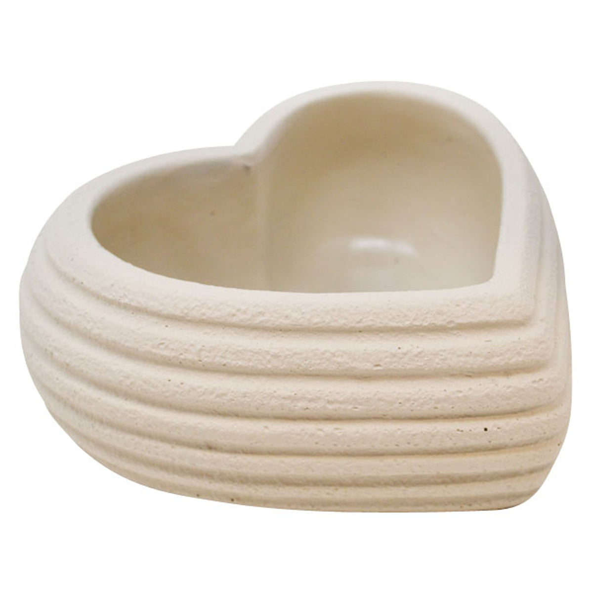 Pot en forme de cœur, crème
