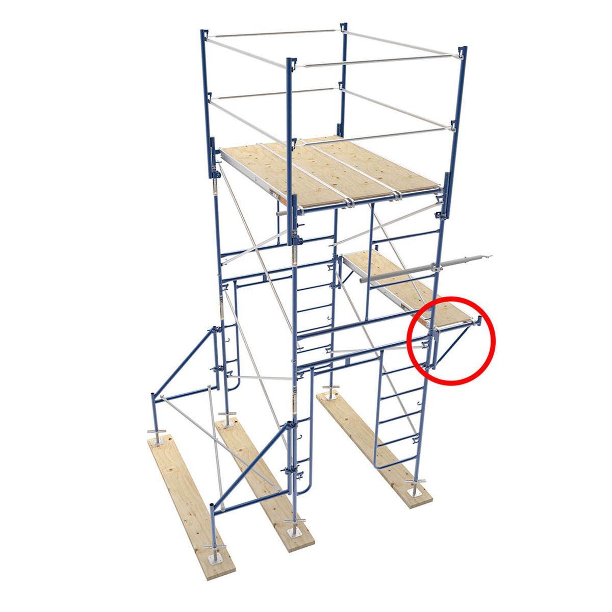 Équerre latéral, 20'' x 3''