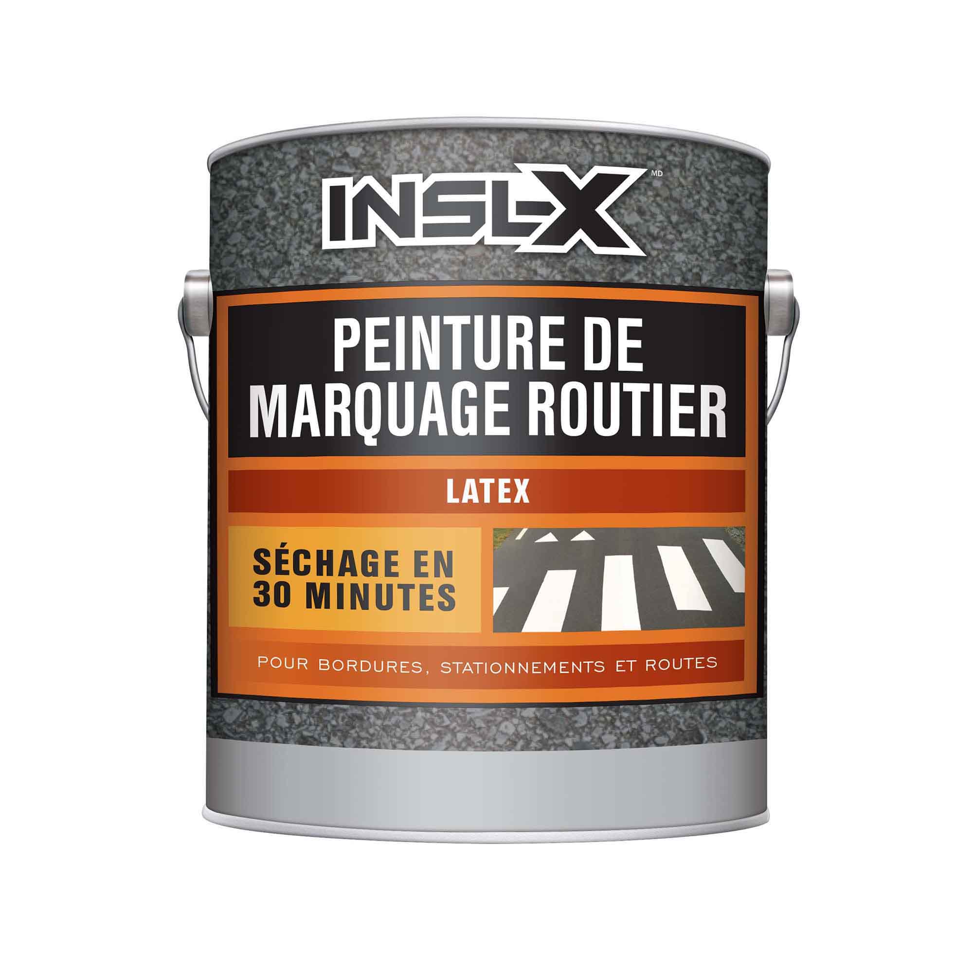 Peinture de marquage routier au latex Insl-X blanc, 3,79 L