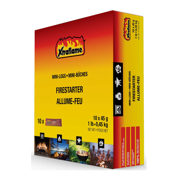 Mini-Logs (10) Firestarters Xtraflame - GAGNON - La Grande Quincaillerie